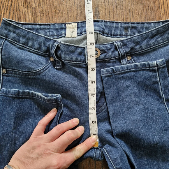 Volcom Pistol Denim Legging Dark Wash Jeans Size Junior's 7 - Picture 7 of 13